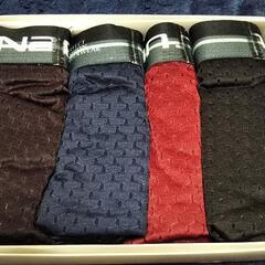 爆安ボクサーパンツ　メンズ　下着　通気　前閉じ　4枚セット　立体...