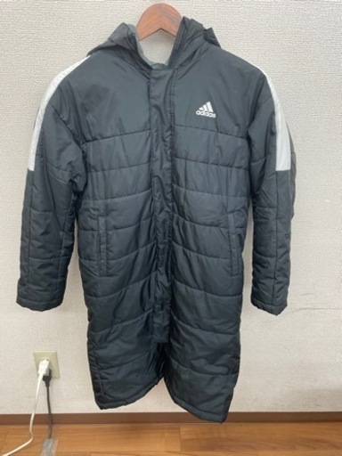 【8/11受け渡し予定あり】埼P◎ ベンチコート adidas アディダス 150サイズ ジュニア用 状態良好