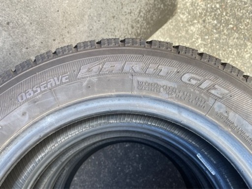811-2)はめ替え込み！165/65R14 トーヨースタッドレス中古4本セット！19年製ガリットGIZ
