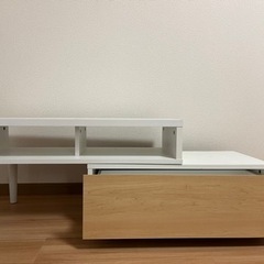 【美品】テレビ台　長さ調整可能/ニトリの画像
