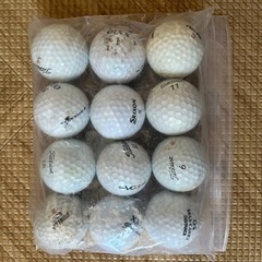 【中古品】ロストボール1ダース（ホワイト）