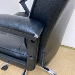 山善 ハイバックレザーチェアの画像