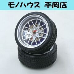 タイヤクロック 置時計 アラーム付き クオーツ 目覚まし時計 イ...