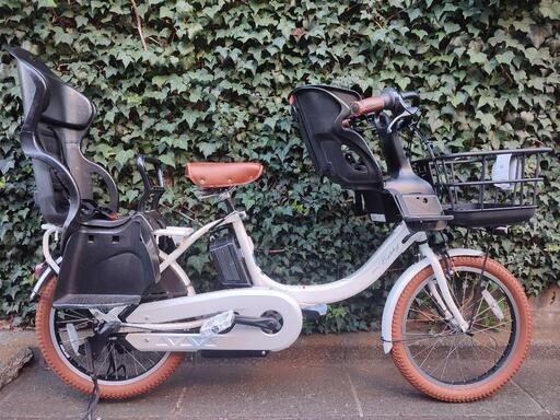 大容量バッテリー カラーコーデ ヤマハ パス バビー ホワイト 3人乗り