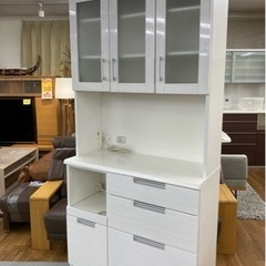 I635 ? ニトリ キッチンボード 幅100㎝ 高さカウンターまで85㎝/全体201㎝ 奥行42.5㎝ ⭐ クリーニング済