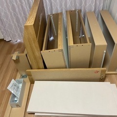 ベッドフレーム　ニトリ/シングル/収納あり/照明付きの画像