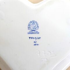 HEREND/ヘレンド プレート 小皿 ハート ピンク 器 トレイの画像