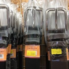 新品！ヴィンテージテイスト　レザー　メンズベルトの画像