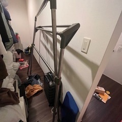 布団干し　室内ハンガーラック　桃色収納　3点セット引き取り