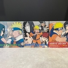 期間限定出品☆NARUTO DVD BOX 1,2,3フルセット☆の画像