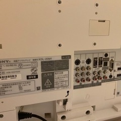 テレビ　SONY 20型　2008年製の画像