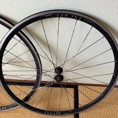 ジャンク　自転車ホイール　前後　escape r3