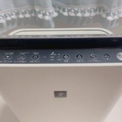 【格安】SHARP 加湿空気清浄機 ホワイトの画像