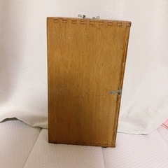 【お譲り先決定】昭和レトロ●EIKOW 顕微鏡 木箱あり●アンティーク●ヴィンテージの画像