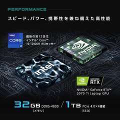 【現金2万円引き】ゲーミングノートパソコン【GU603ZW-I9R3070TBY】の画像