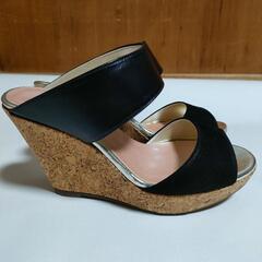 サンダル　黒　Mサイズ　値下げの画像