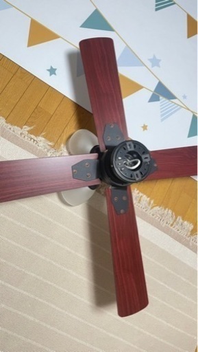 (未使用)シーリングファン　電球付き
