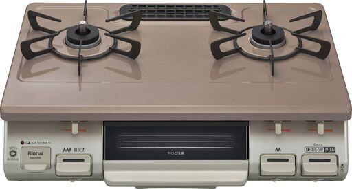 値下げしました。【美品】リンナイ(Rinnai)　グリル付ガステーブル　KG67PPKL