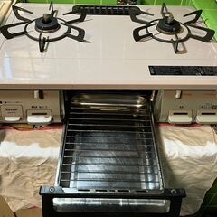 値下げしました。【美品】リンナイ(Rinnai)　グリル付ガステーブル　KG67PPKLの画像