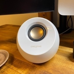 Creative Pebble 2.0　スピーカー 白の画像