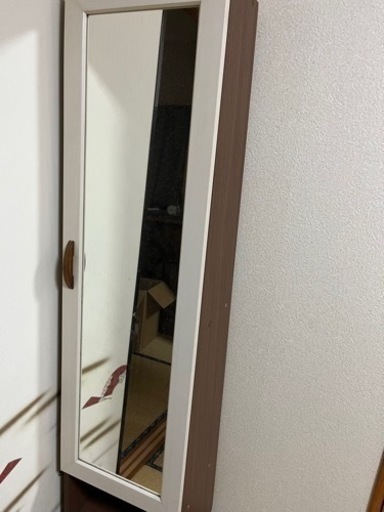鏡付収納