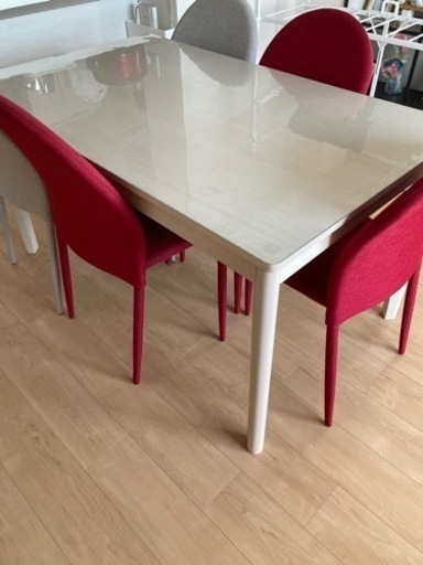 ヒーター付きダイニングテーブル