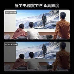 ✨新品✨自宅映画館！推し活にも！高画質・大画面！4K対応　プロジェクター　家庭用の画像