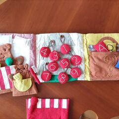 布絵本(おもちゃ)　知育　おままごと　★ハンドメイド