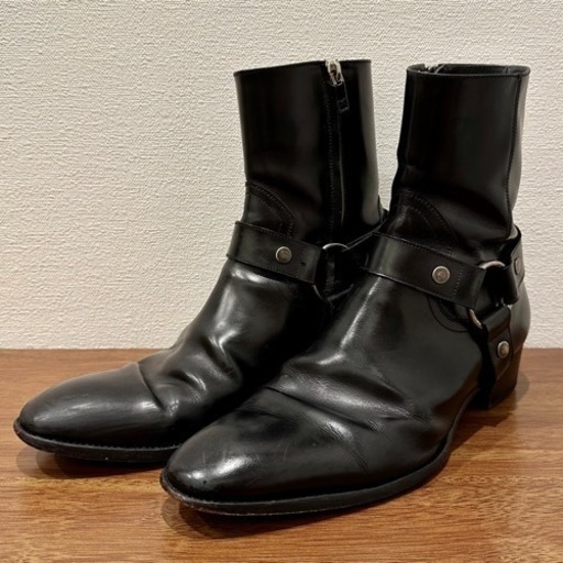 【SAINT LAURENT】Wyatt Harness Boots 41 26