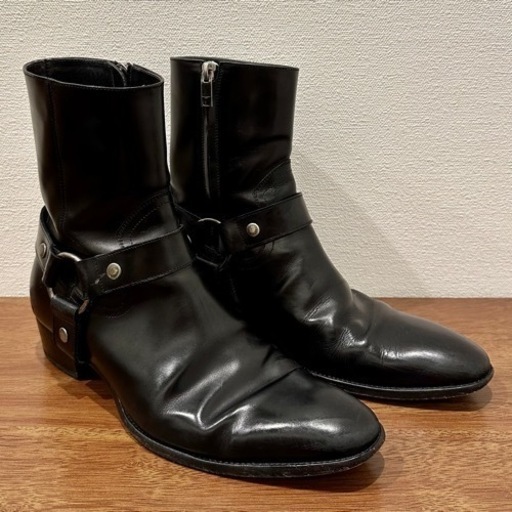 【SAINT LAURENT】Wyatt Harness Boots 41 26