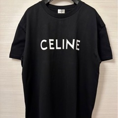 【CELINE】セリーヌ ルーズ Tシャツ コットンジャージー ブラック 半袖M