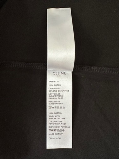 【CELINE】セリーヌ ルーズ Tシャツ コットンジャージー スタッズ 半袖
