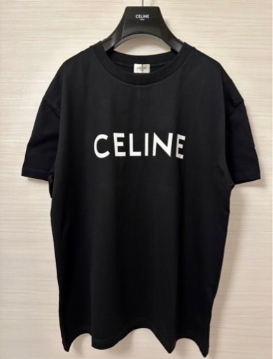 【CELINE】セリーヌ ルーズ Tシャツ コットンジャージー ブラック 半袖M②