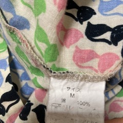 ワンピース　Mサイズ　長袖　薄手　猫の画像