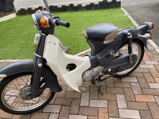 最終　あんどんカブ　C70 希少　縦キャプ　行灯　実働