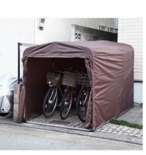 新品　サイクルハウス　3台用