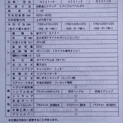 エンジン草刈払機の画像