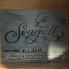 アコギ　seagull s6+ceder カナダ製　アコースティックギター