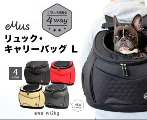 eMus リュックサックキャリー　黒