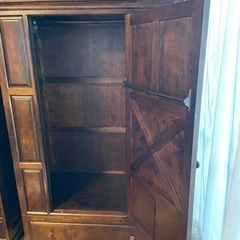 松本民芸家具　洋服タンス　の画像