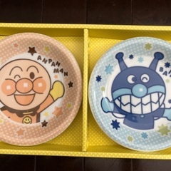 新品未使用 アンパンマン ケーキ皿 2枚 セットの画像