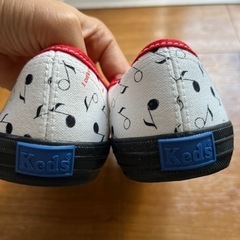 【未使用】Keds Music柄 キャンバススニーカーの画像