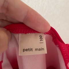 petit main 赤　水着の画像