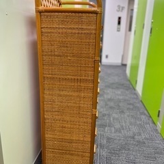 【籐箪笥】54x120x35cmの画像