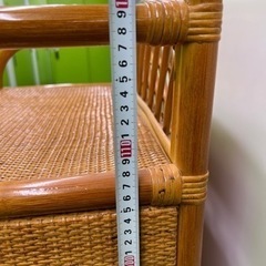 【籐箪笥】54x120x35cmの画像