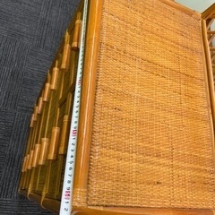 【籐箪笥】54x120x35cmの画像