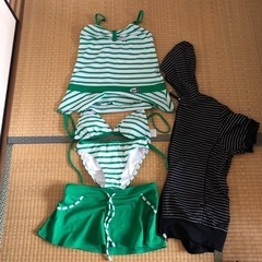 レディース水着and100サイズ水着and120ラッシュガード