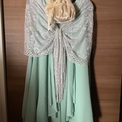 ドレス👗羽織り、バック3点セット　結婚式、ウェディング、パーティー