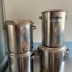 【無料】【もらってください】モリブデン　ストックポット4つ