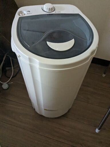 小型 脱水機 3kg 高速 パワフル 絞る 速乾 取り外せる脱水槽